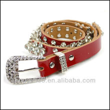 DRESS BELT FEMME FASHION DIAMOND PU BELT